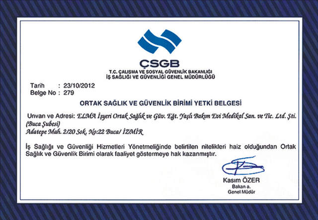 Buca şubesi yetki belgesi